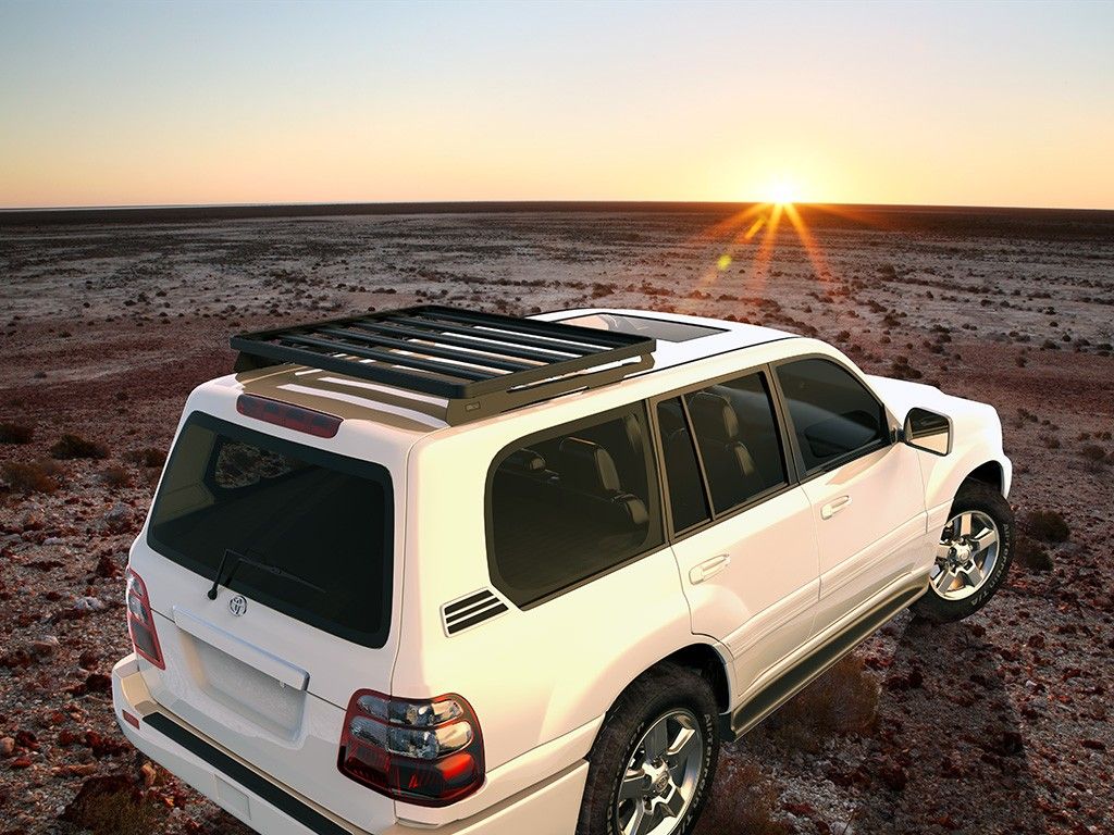 Slimline II 1/2 Roof Rack Kit-Toyota Land Cruiser 100 Series Display on Vehicle