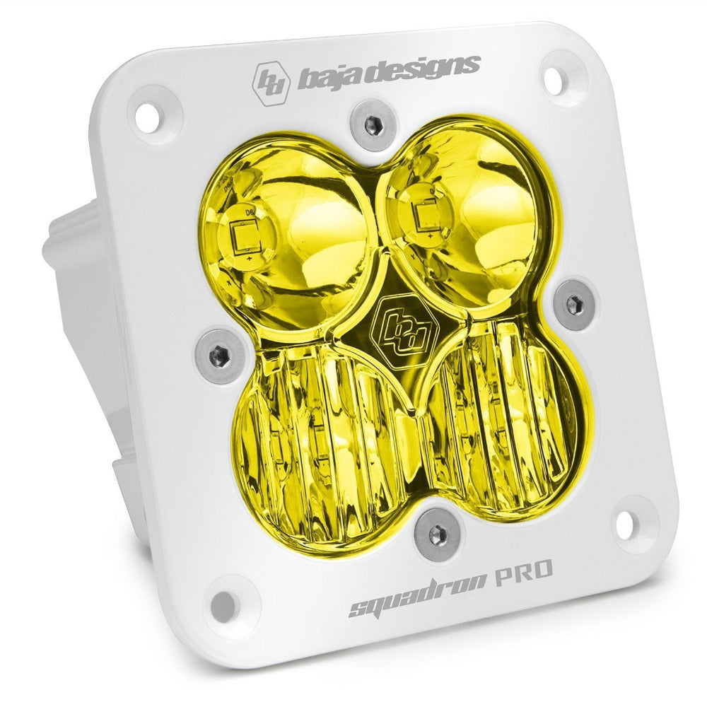 Squadron Pro Series Flush Mount LED Lighting Baja Designs White Amber Driving/Combo