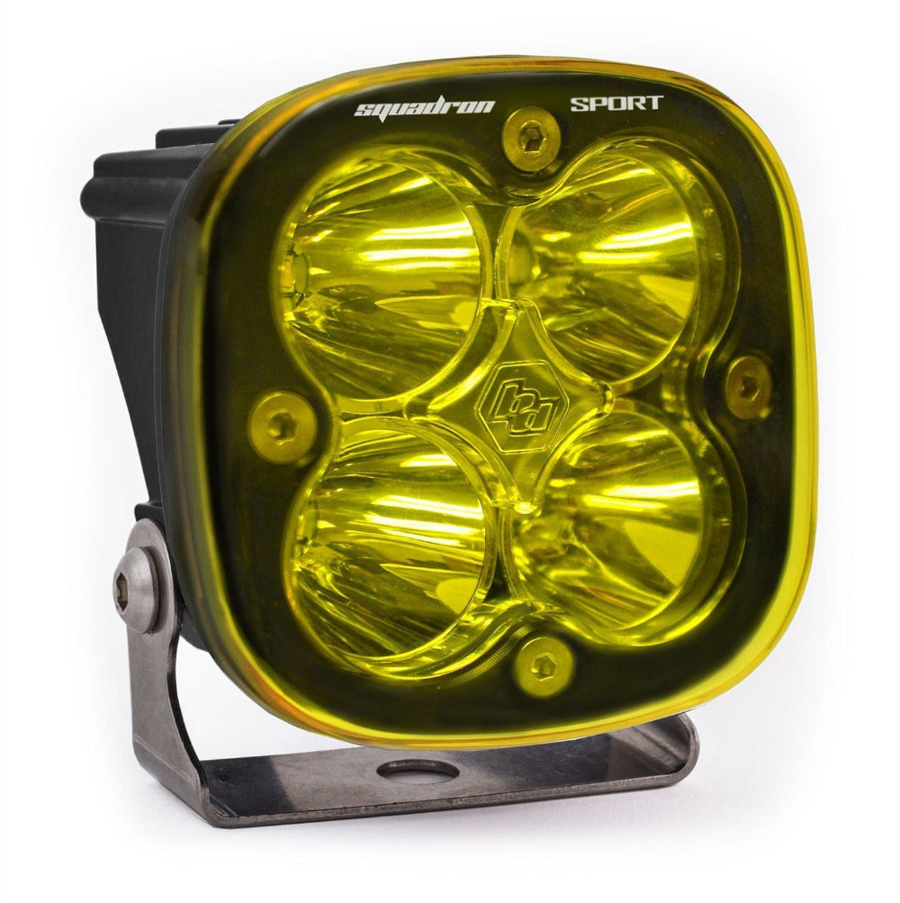 Squadron Sport LED Light Lighting Baja Designs Black Amber Spot Display