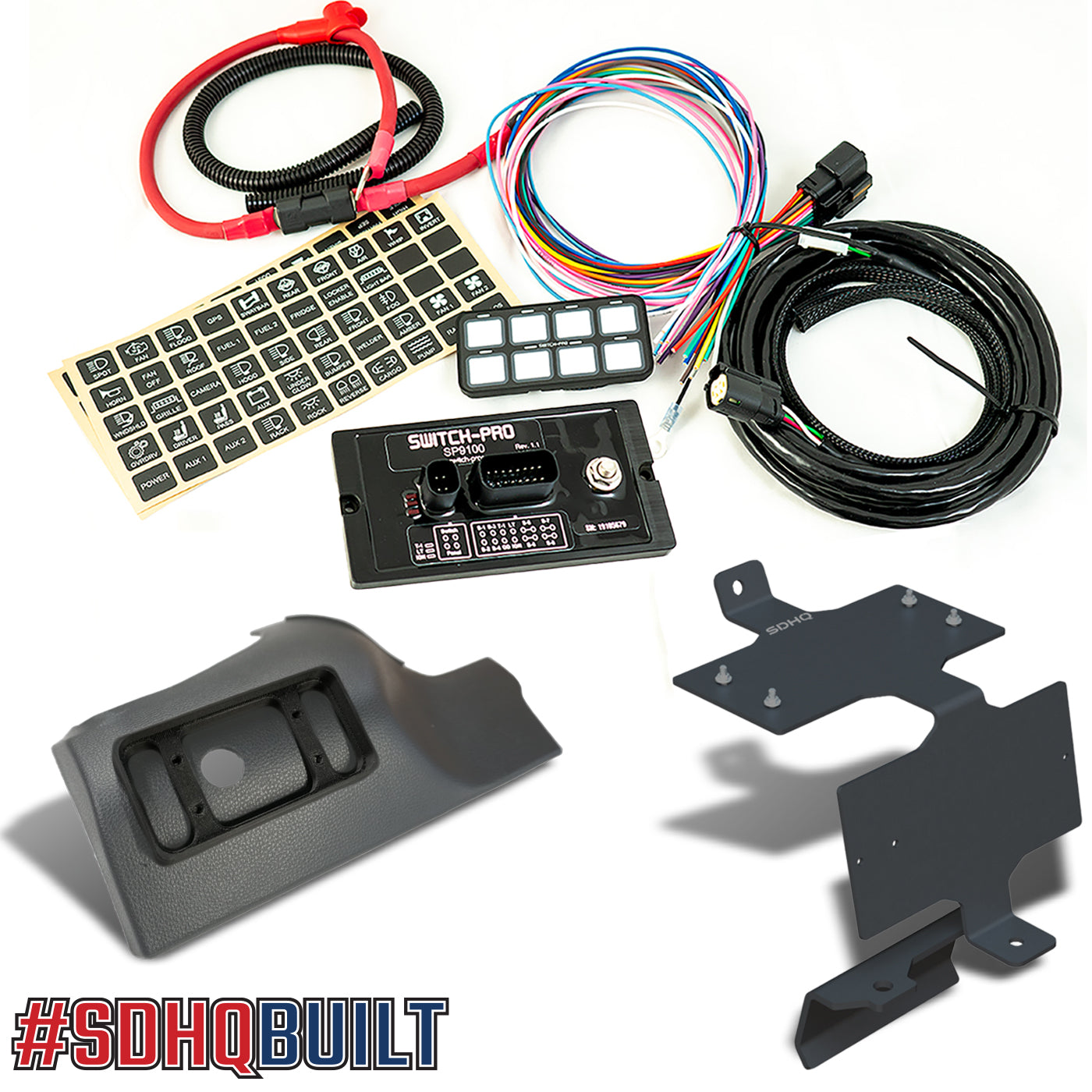 '22-23 Toyota Tundra SDHQ Built Complete Switch-Pros SP-9100 Mounting Kit