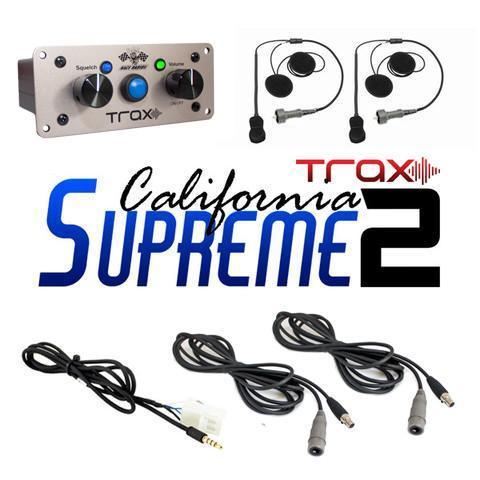 TRAX California Supreme Package Communications PCI Radios 2 Seats Bluetooth