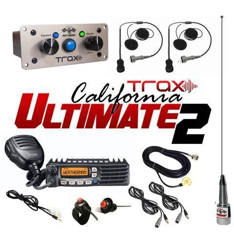 TRAX California Ultimate Package Communications PCI Radios 2 Seats Bluetooth