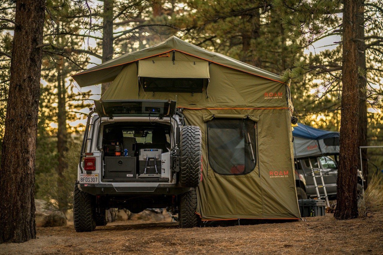 Vagabond XL Roof Top Tent Roam Adventure Co. display