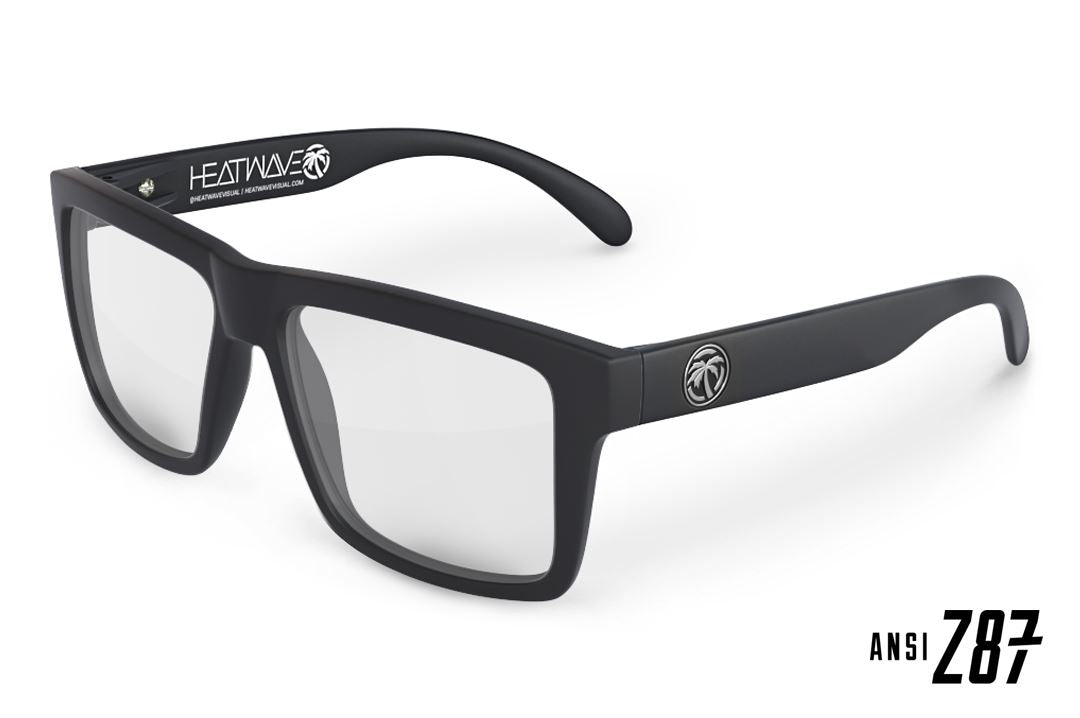 Vise Series Z87 Safety Glasses-Clear Lens Sunglasses Heatwave 