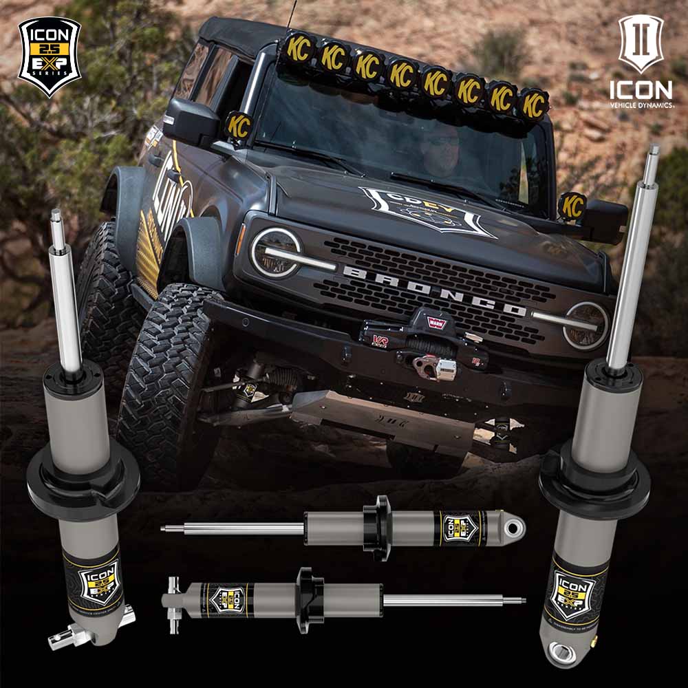 Icon Vehicle Dynamics | '21-Current Ford Bronco EXP Series Shocks