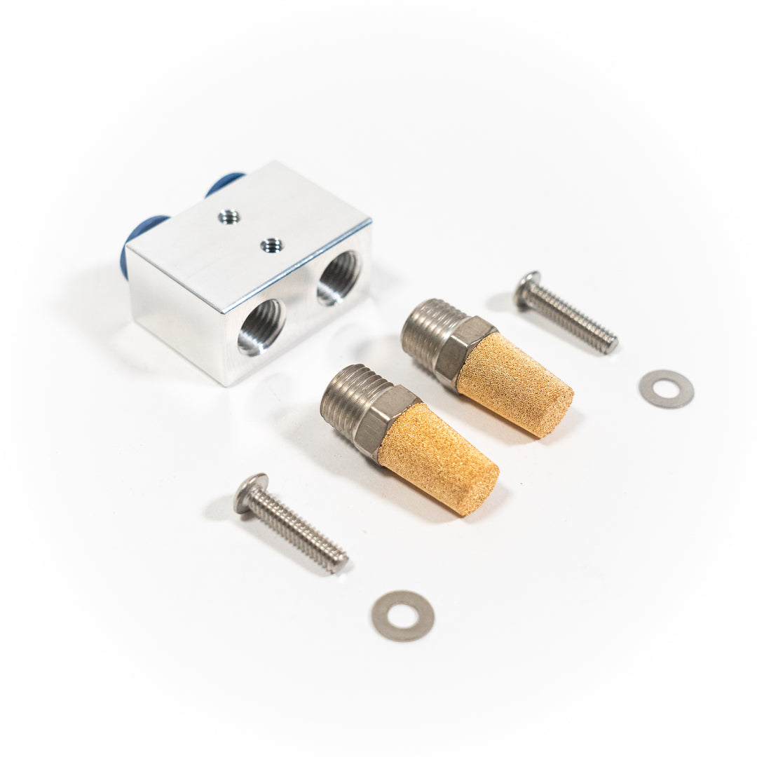 SDHQ Built Universal Push-to-Connect, NPT to Filter/Breather Block