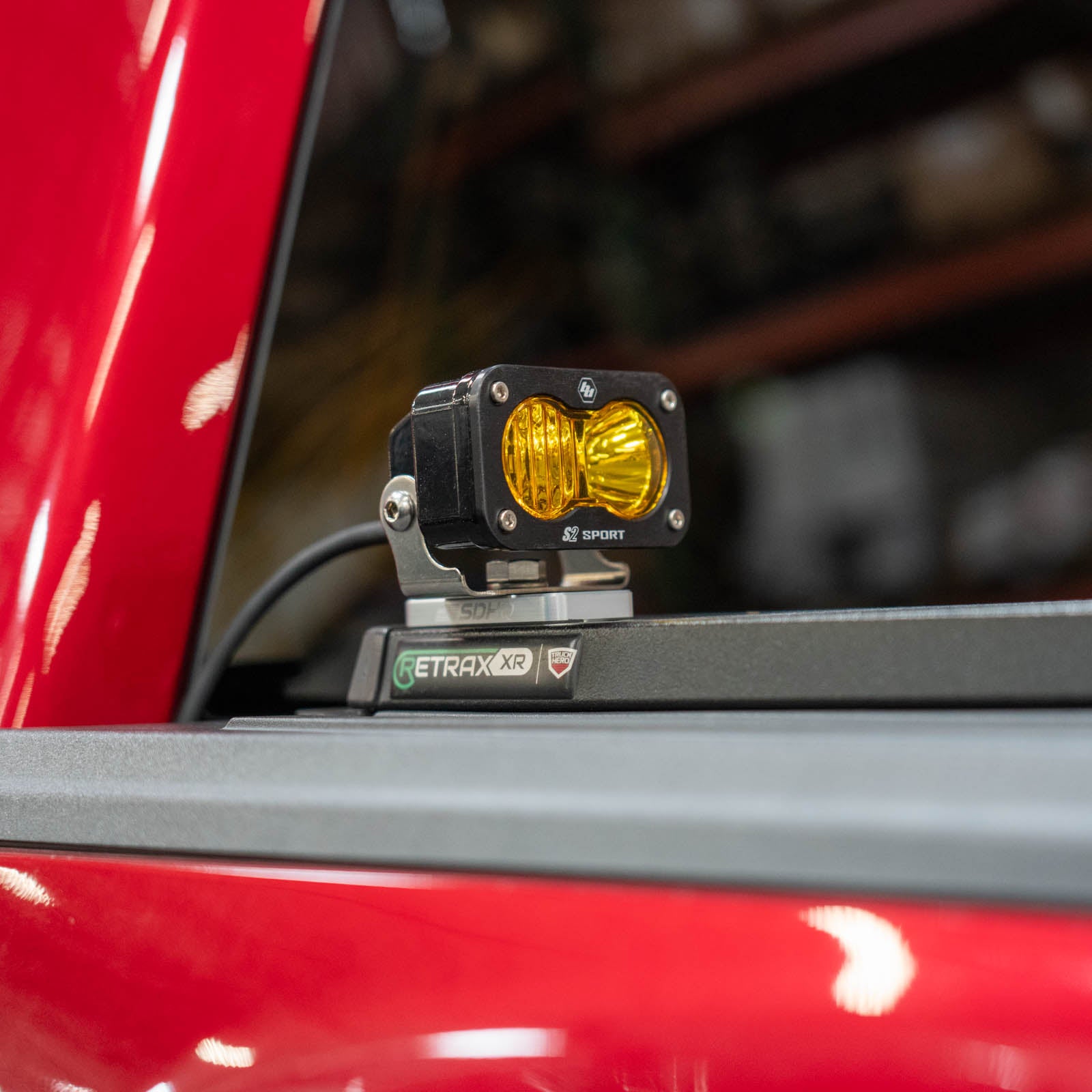 SDHQ Built Billet Bed Rail Chase Light Mount