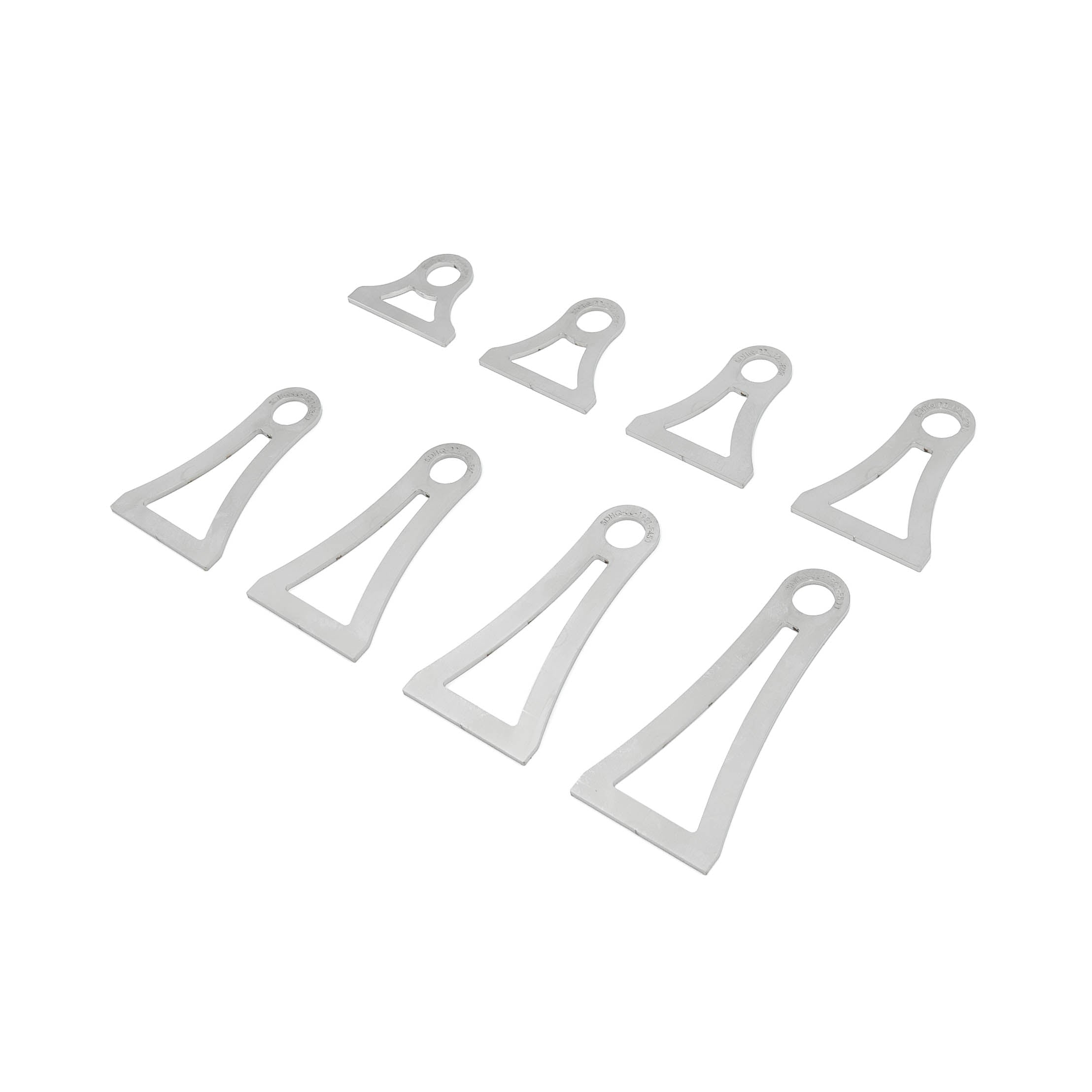 Universal SDHQ Built Stainless Steel Exhaust Hanger Tabs | Flat Base