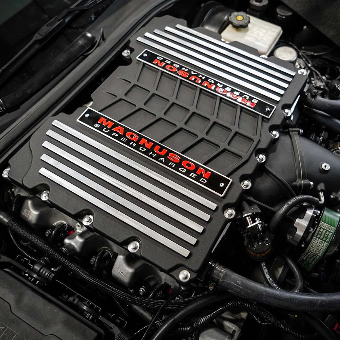 TVS2650R Magnum LT4 Z06 Supercharger System Front View