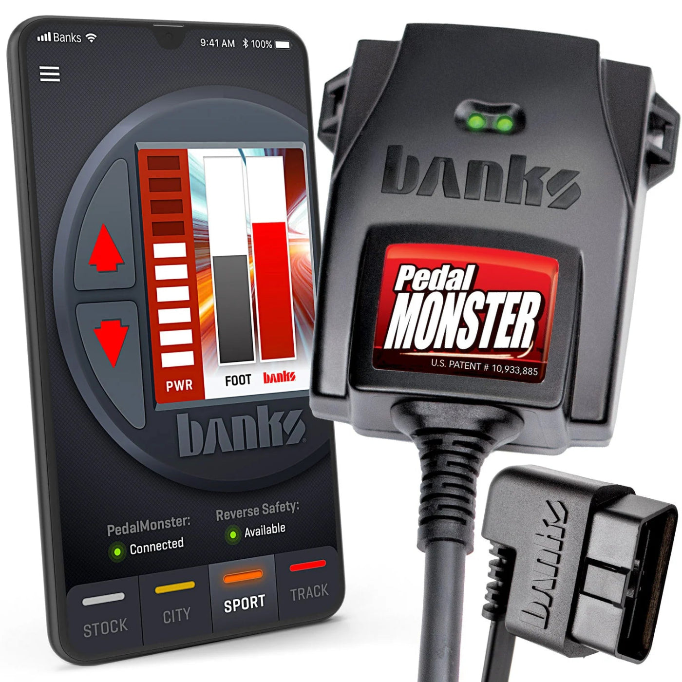 PedalMonster Throttle Sensitivity Booster, Standalone & iDash Kits Front View Front View