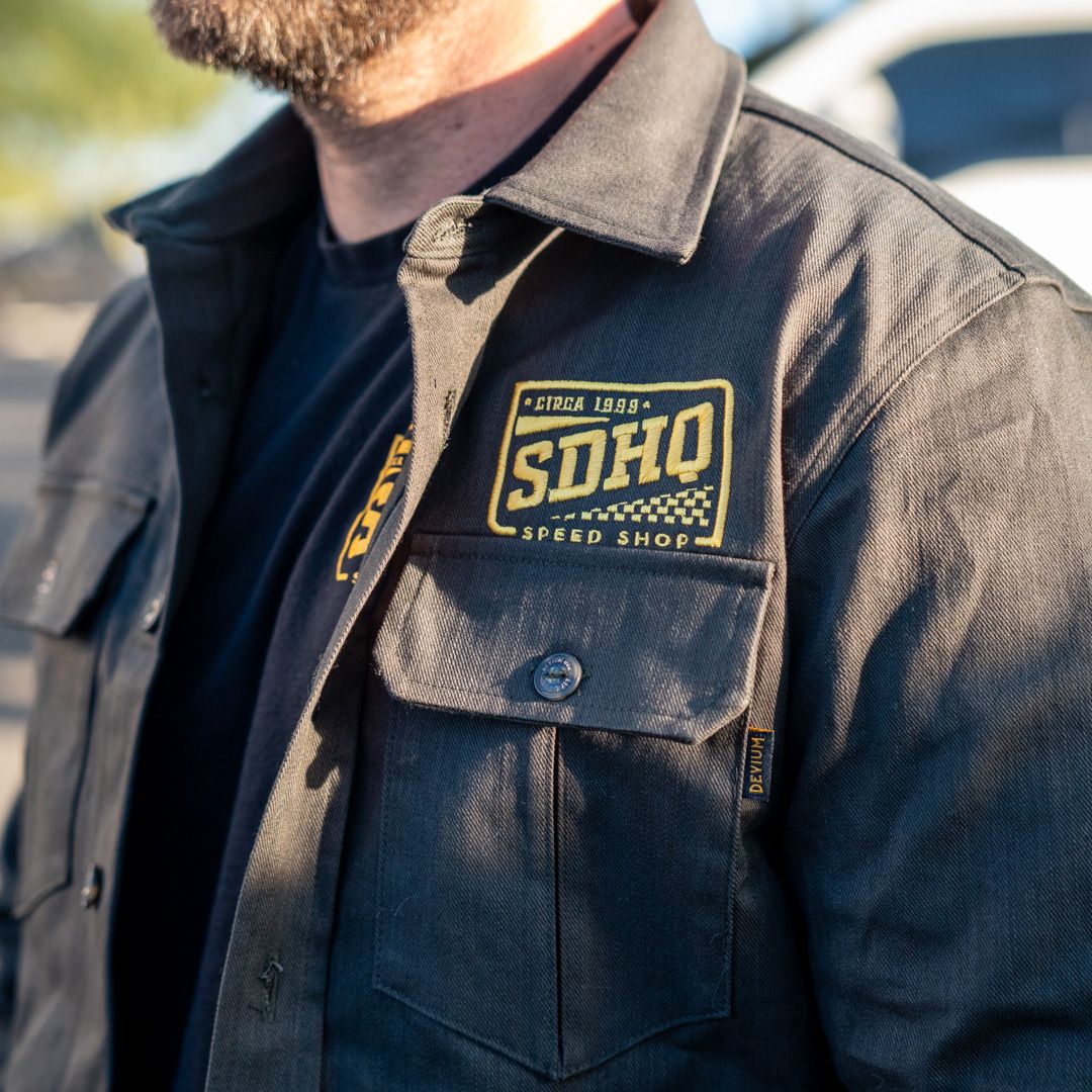 SDHQ Speed Shop Devium Draftsman Twill Slub Overshirt