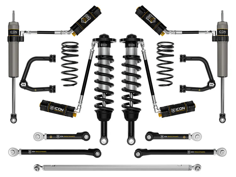 ICON 2025-2026 Toyota 4Runner 2WD, 1.25-3" Lift, Stage 10 Suspension System, Tubular