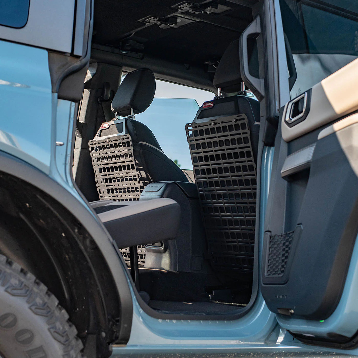 Seat Back Tech Plate MOLLE Panel Kit - Ford Bronco (2021+)