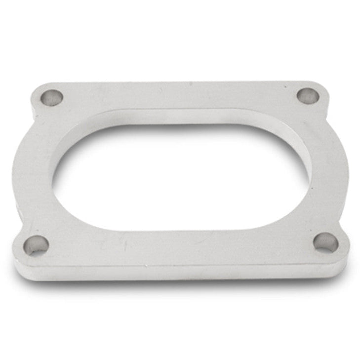 4 Bolt Exhaust Flanges - Oval Tubing Front View