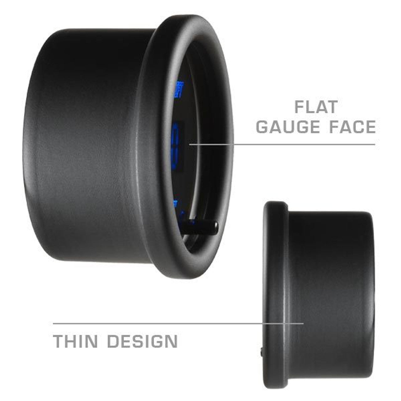 10 Color Digital Dual Air Pressure Gauge Design