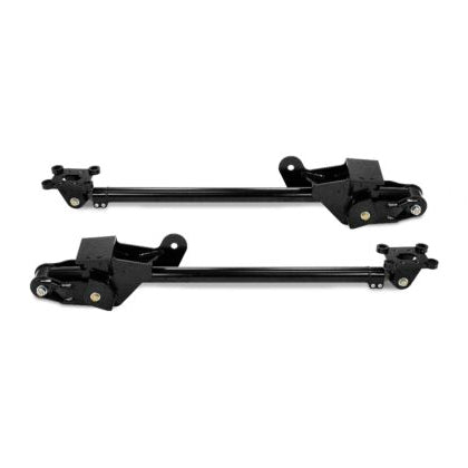 Cognito Tubular Series LDG Traction Bar Kit For 20-25 Silverado/Sierra 2500/3500 with 0-4.0-Inch Rear Lift Height Front View