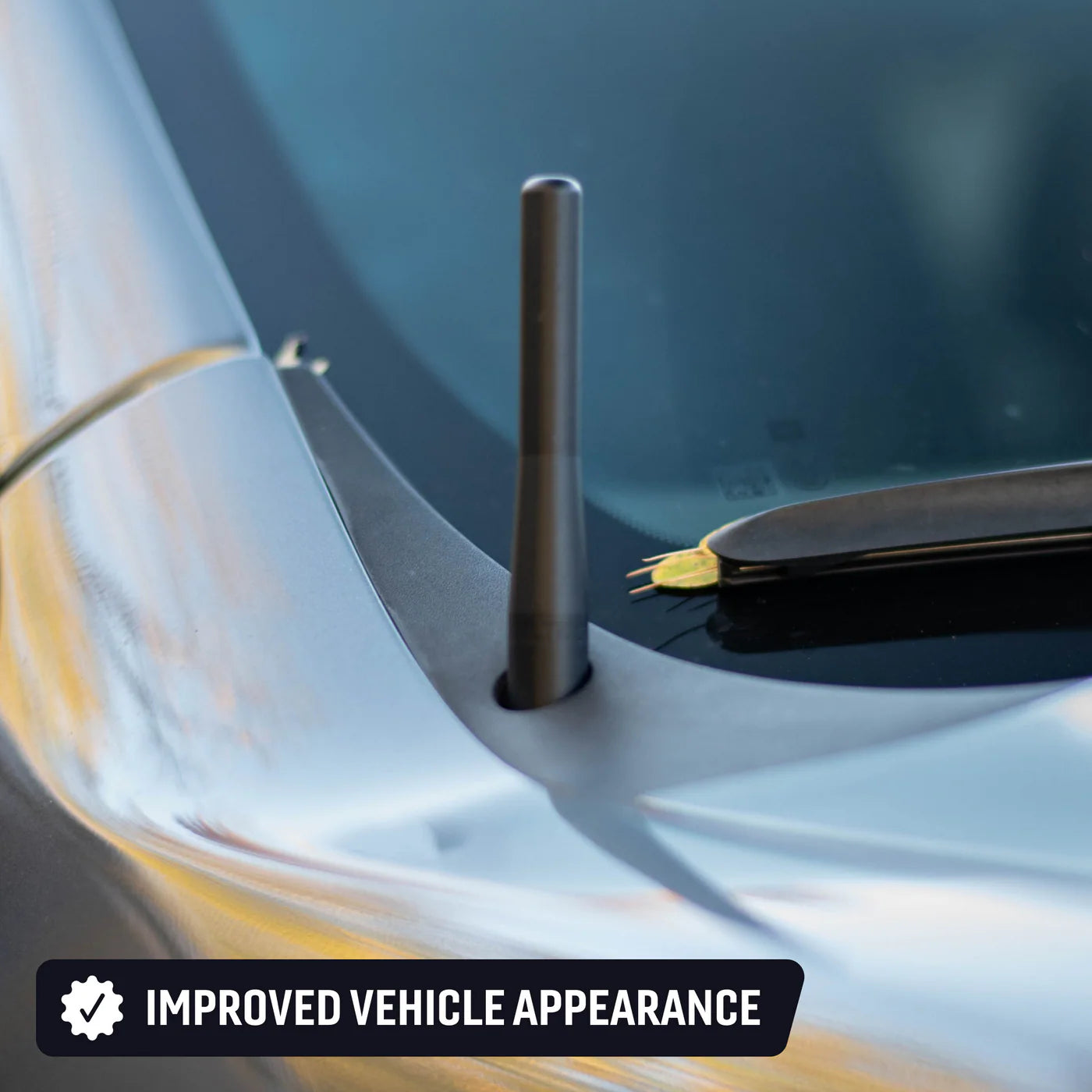 Perfect-Fit Stubby Antenna | Chevrolet Silverado 1500 (2019+), GMC Sierra 1500 (2019+)