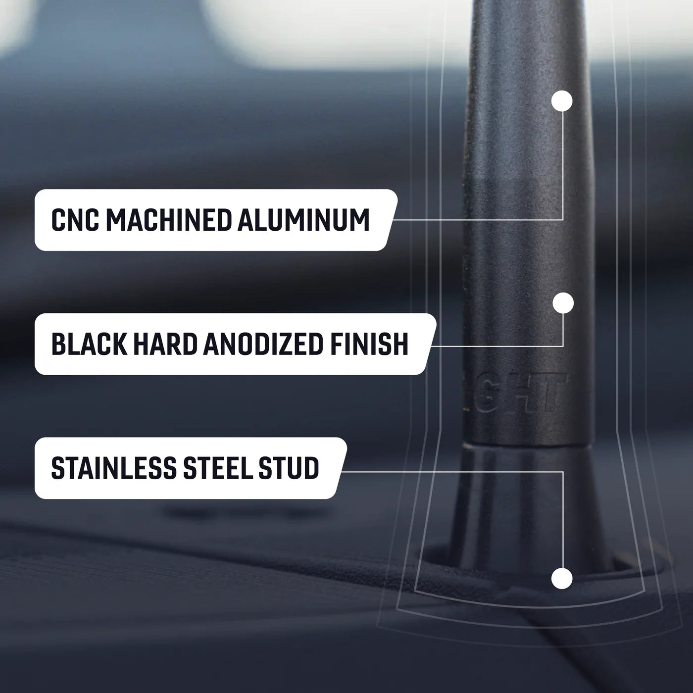 Perfect-Fit Stubby Antenna | Ford Maverick (2022+), Ranger (2019-2023) and Bronco Sport (2021+)