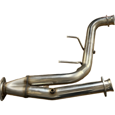 3" SS Competition Only Y-Pipe. 2011-2014 F150 5.0L 4V Front View