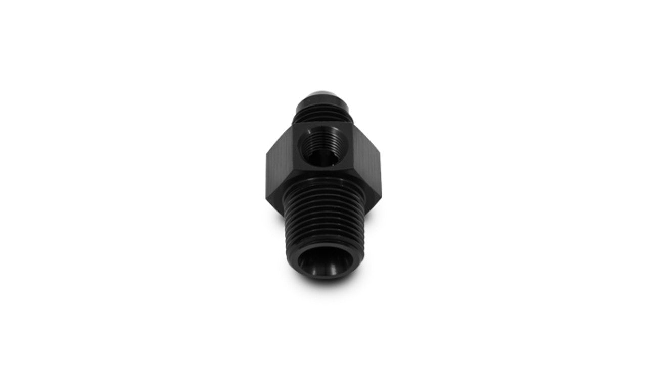 Male AN Flare to Male NPT Straight Adapters with 1/8" NPT Port