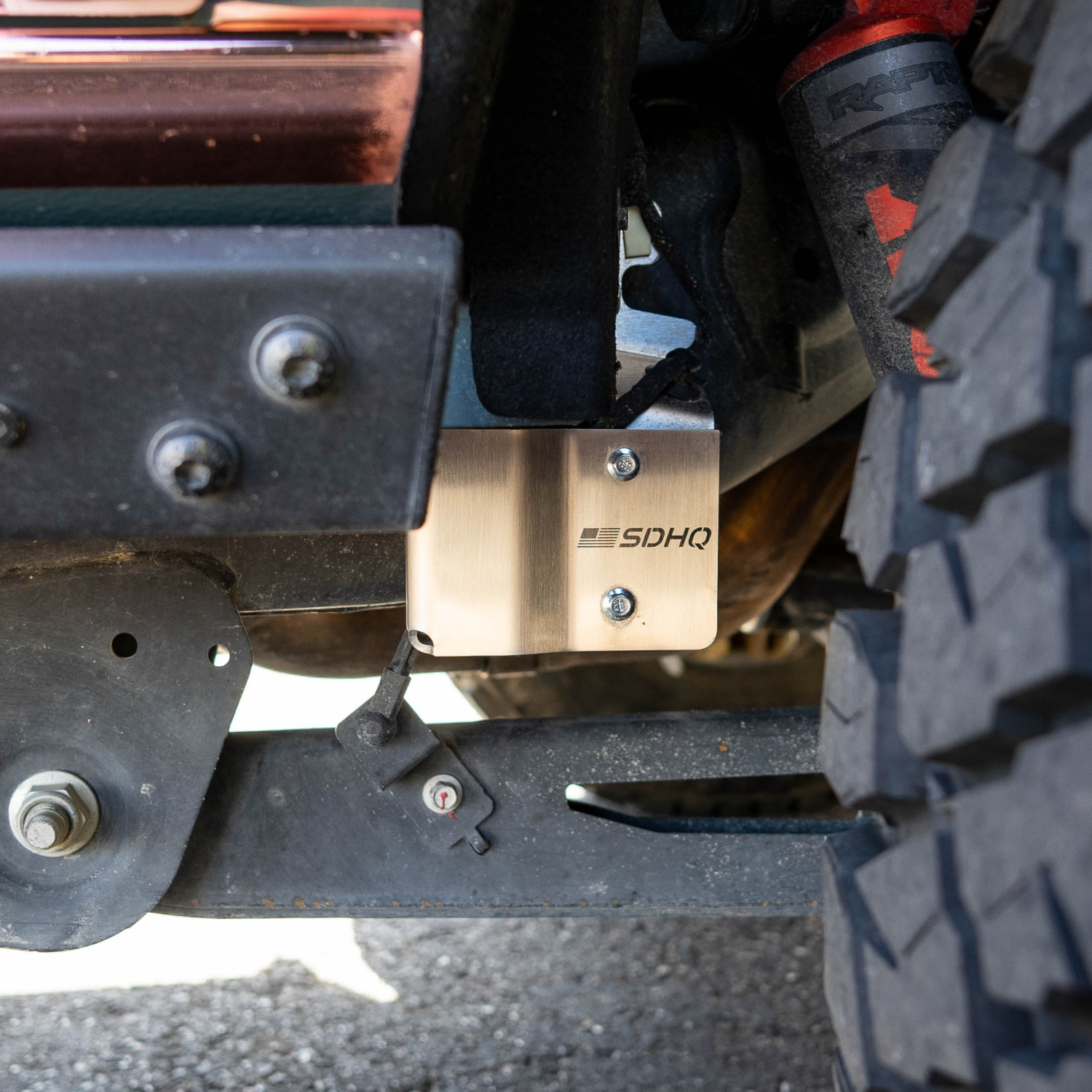 SDHQ Built 2022+ Bronco Raptor Trailing Arm Sensor Guards