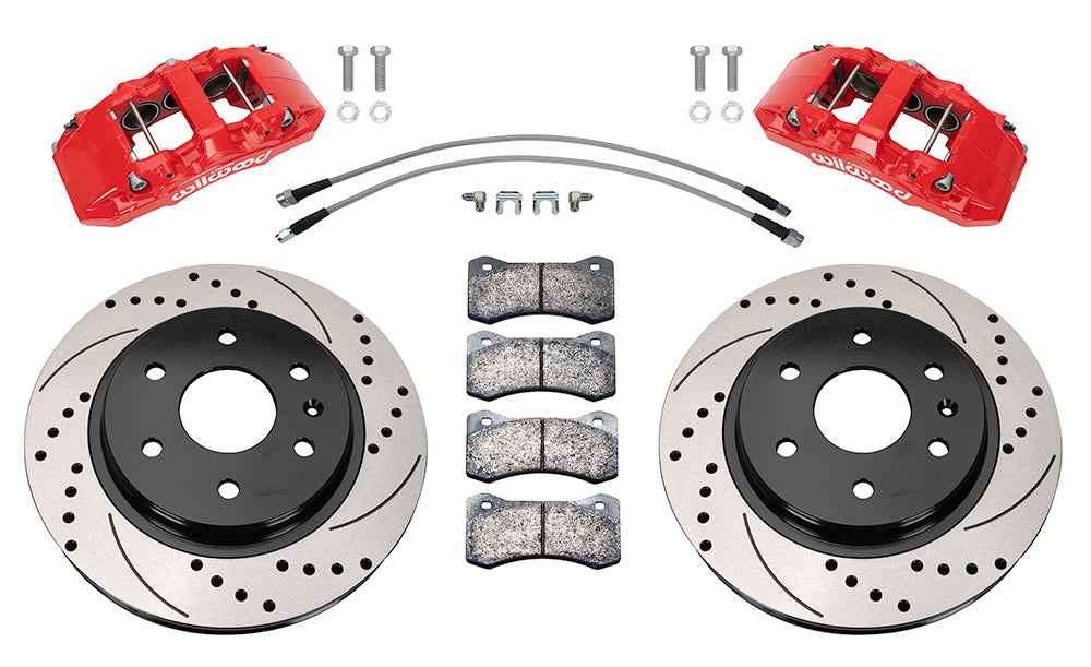 Silverado 1500 | Suburban | Sierra 1500 | AERO6-DM Direct-Mount Truck Front Brake Kit | 2010-2018