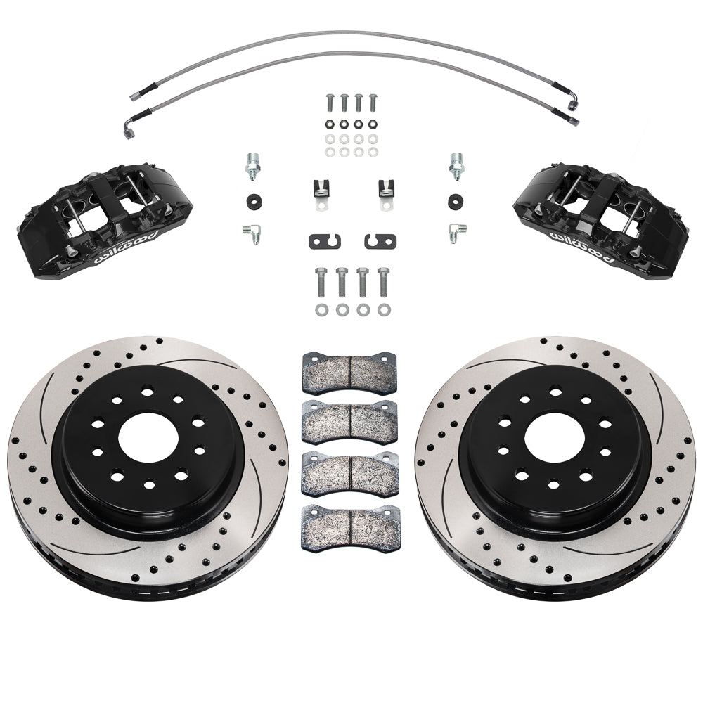 Jeep JT | Jeep JL |  AERO6-DM Direct-Mount Truck Front Brake Kit | 2018-2021