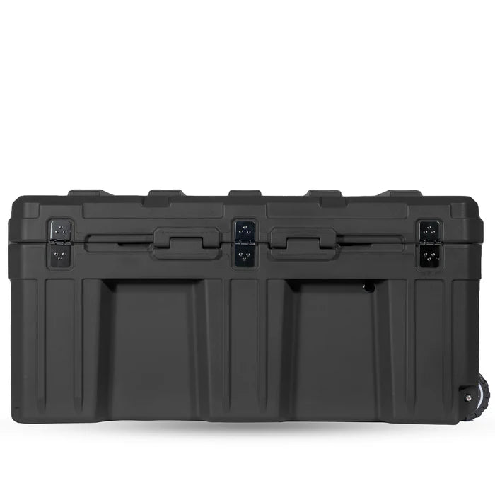 150L Rolling Rugged Case Rear View Black