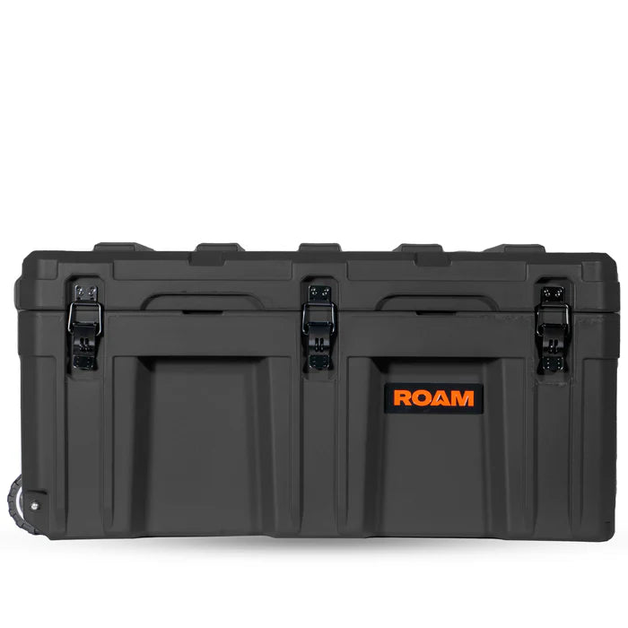 150L Rolling Rugged Case Front View Black