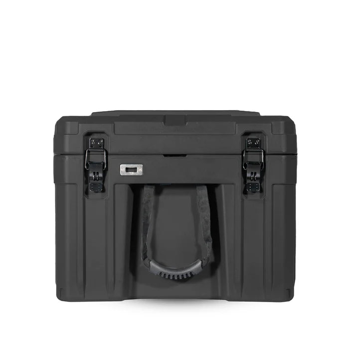 150L Rolling Rugged Case Side View Black