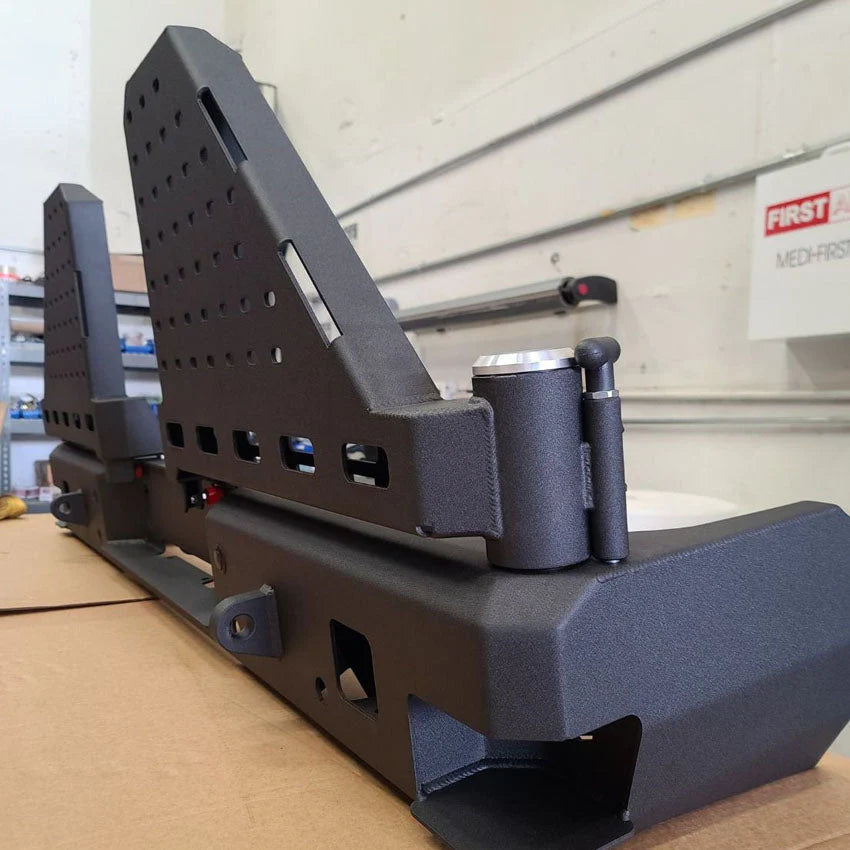 2010-2025 RAM 2500/3500 OCTANE DUAL SWING OUT REAR BUMPER Front View