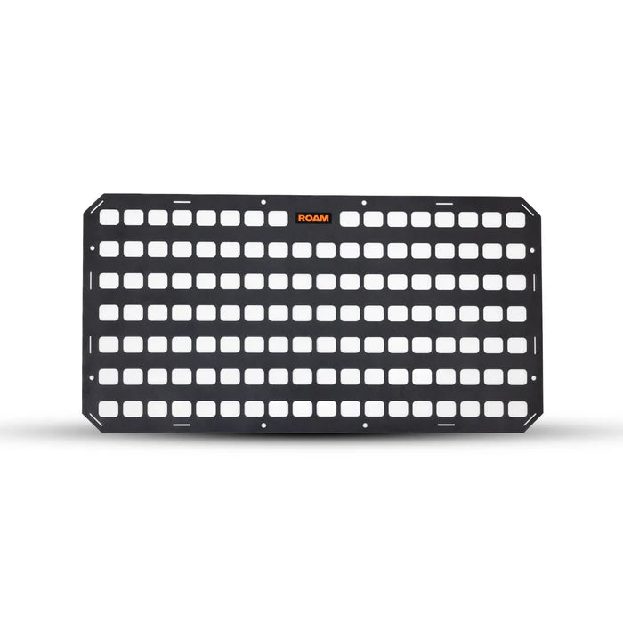 160L Rugged Case Molle Panel Front View Black