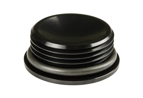 Earl's -12 AN Port Plug w/ O-Ring Seal, Black Anodized Aluminum