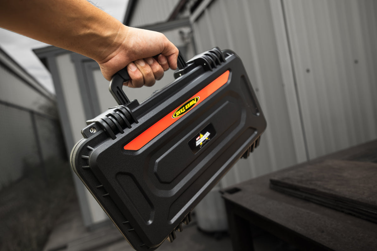 Ventoso™ RED Tire Inflator Gauge Hard Case