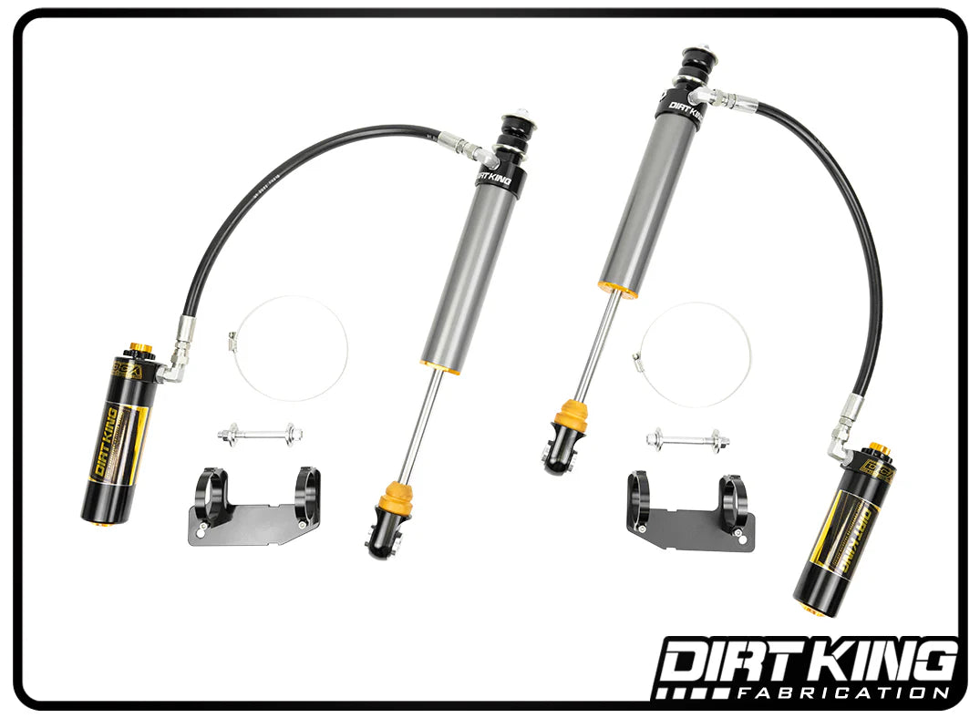 Dirt King 2.5 Smooth Body Rear Shock Kit w/ DCA Remote Reservoirs