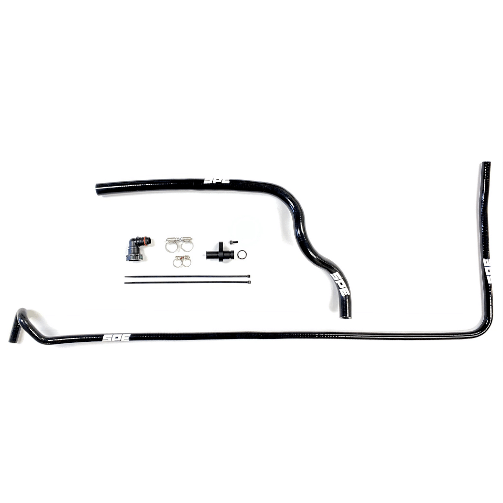 SPE Motorsport 2011-2024 6.7L Powerstroke Coolant Hose Reroute Kit