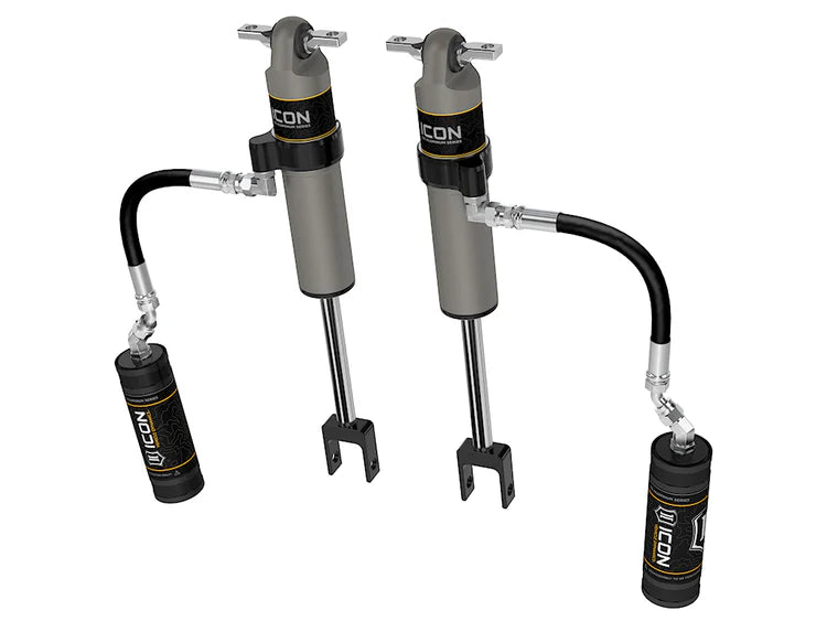ICON 2011-2026 Chevrolet Silverado/GMC Sierra 2500/3500 HD, 0-3.5” Lift, Front, V.S. 2.5 Aluminum Series Shock Absorbers, Remote Reservoir, Pair