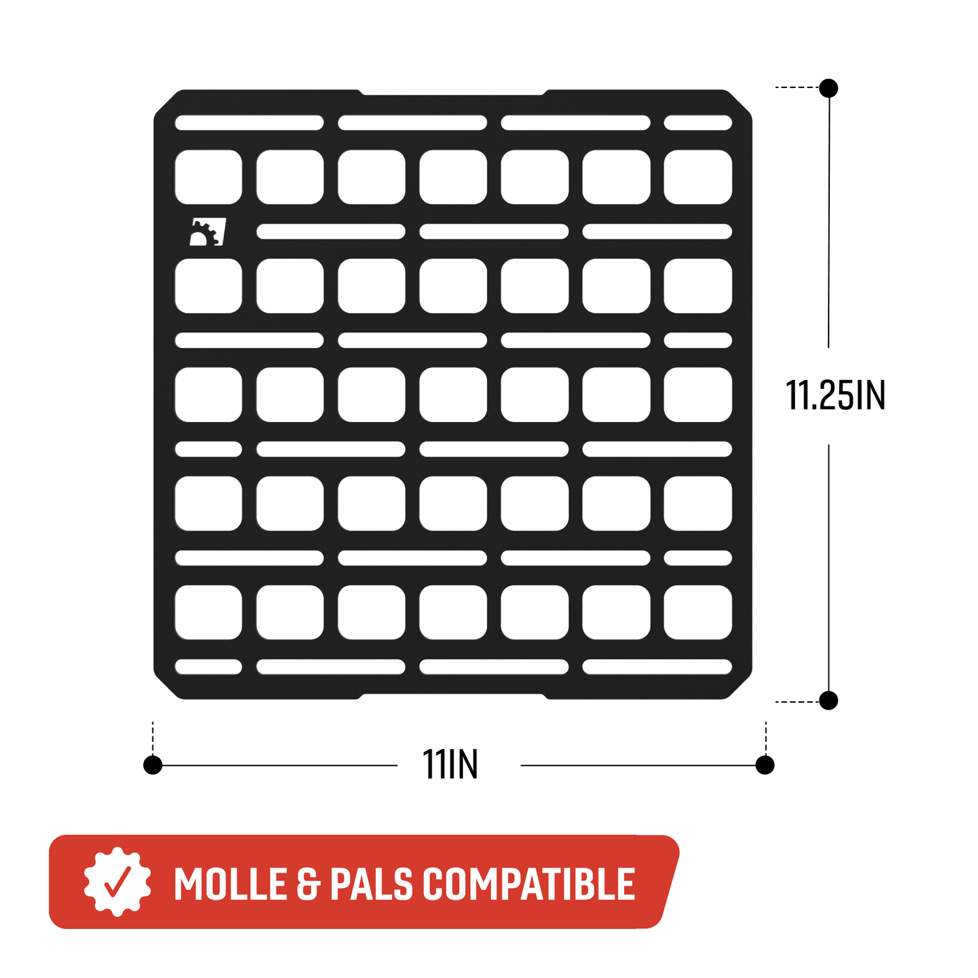 Tech Plate - 11.0"x11.0" | Universal MOLLE Mounting Panel
