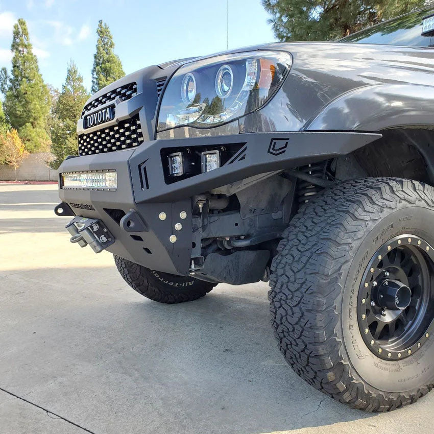 2005-2011 TOYOTA TACOMA OCTANE FRONT WINCH BUMPER Front View