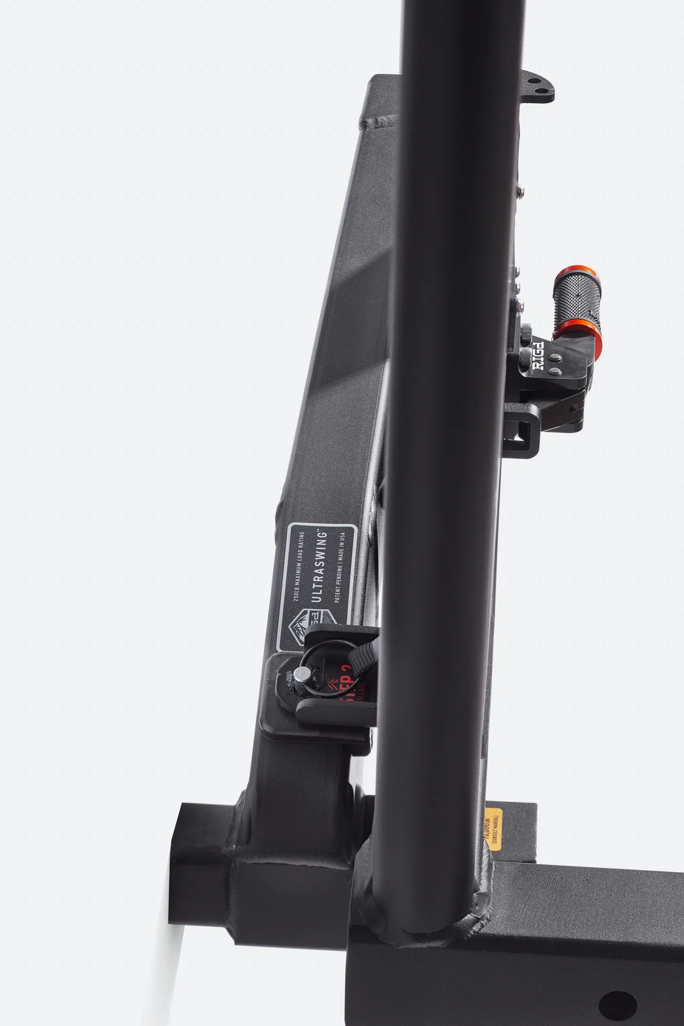 UltraSwing Mega-Fit Spare Tire Hitch Mount | RiGd Supply Front View