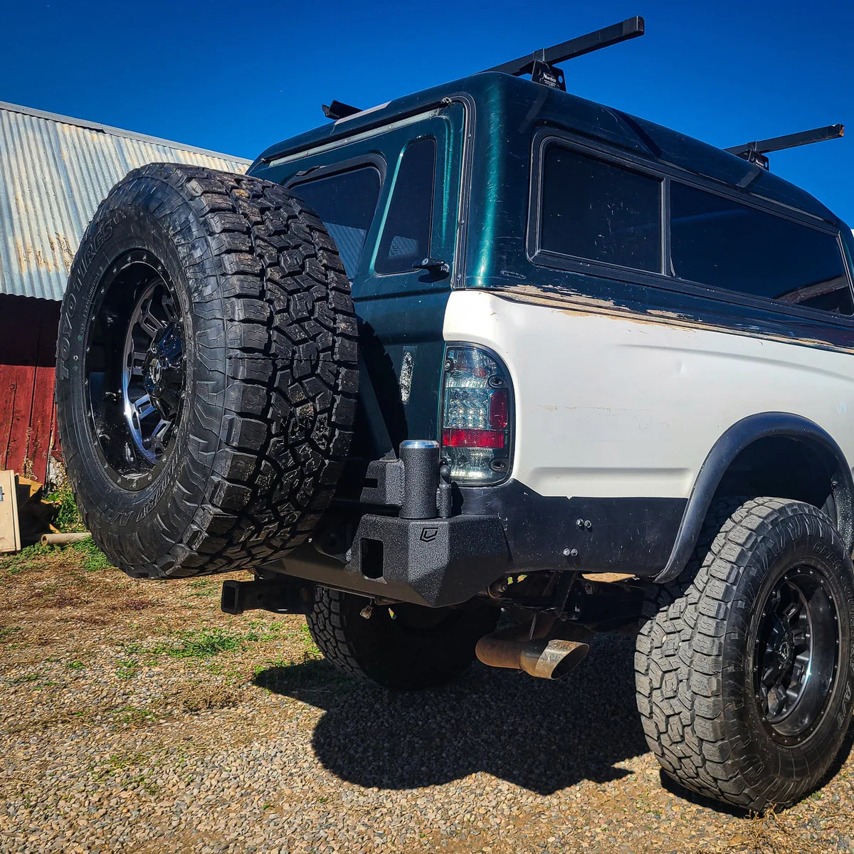1995-2004 TOYOTA TACOMA SWING OUT REAR BUMPER Front View