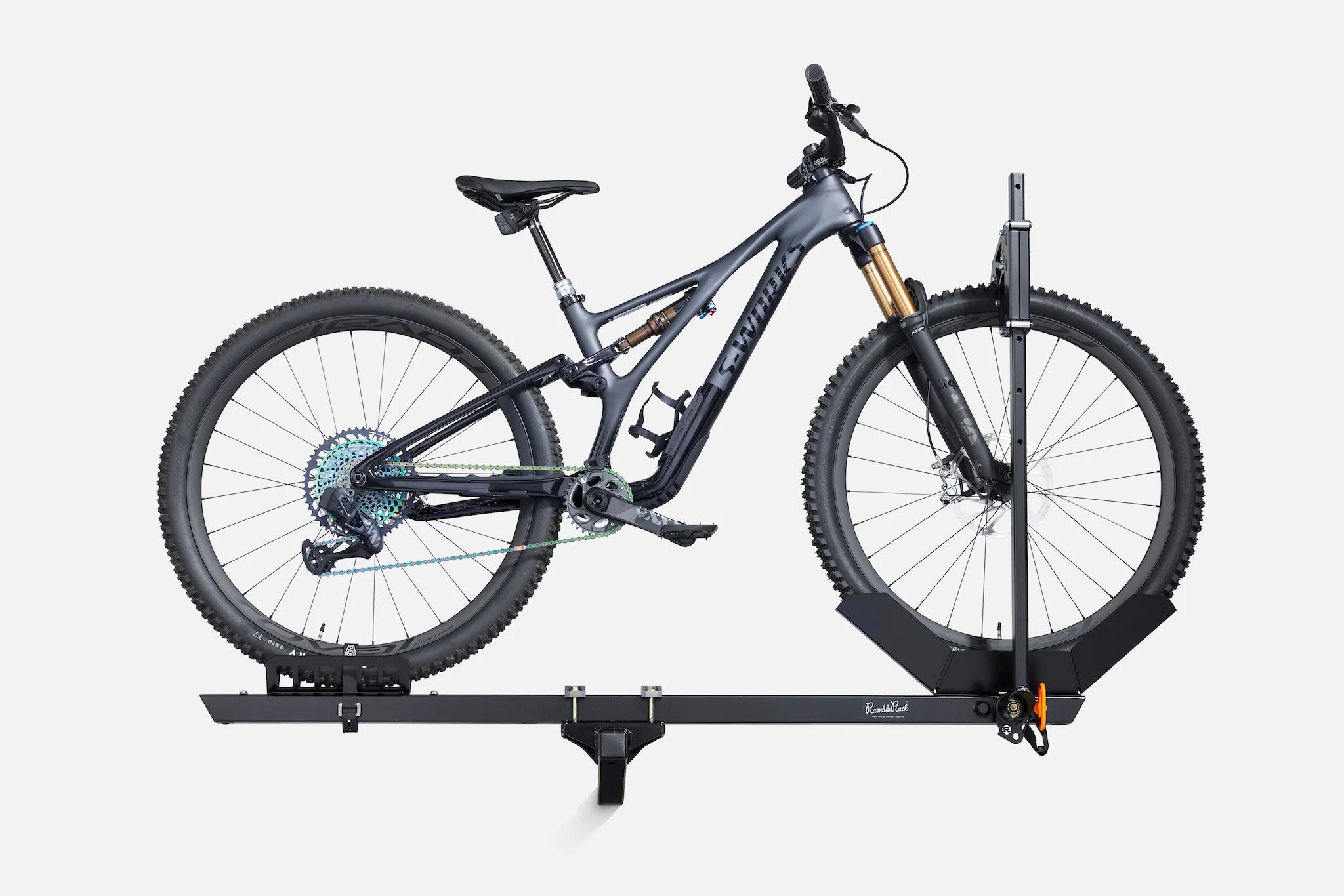 RambleRack Heavy Duty Hitch Bike Rack | RiGd Supply Front View