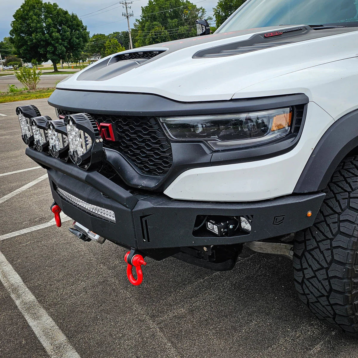 2021-2022 RAM TRX OCTANE FRONT WINCH BUMPER Front View