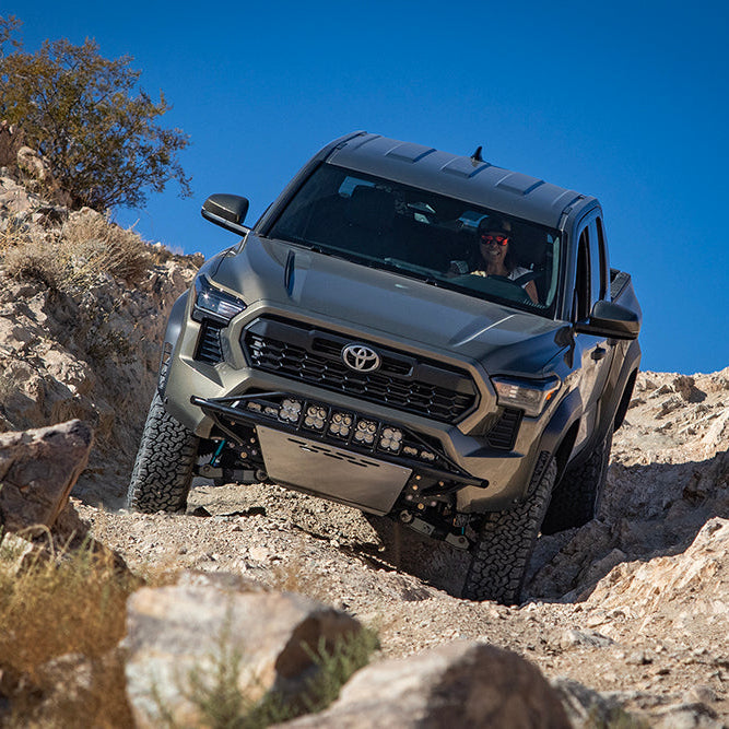 '24+ Tacoma Lower Control Arm Cam Tab Gussets Front View