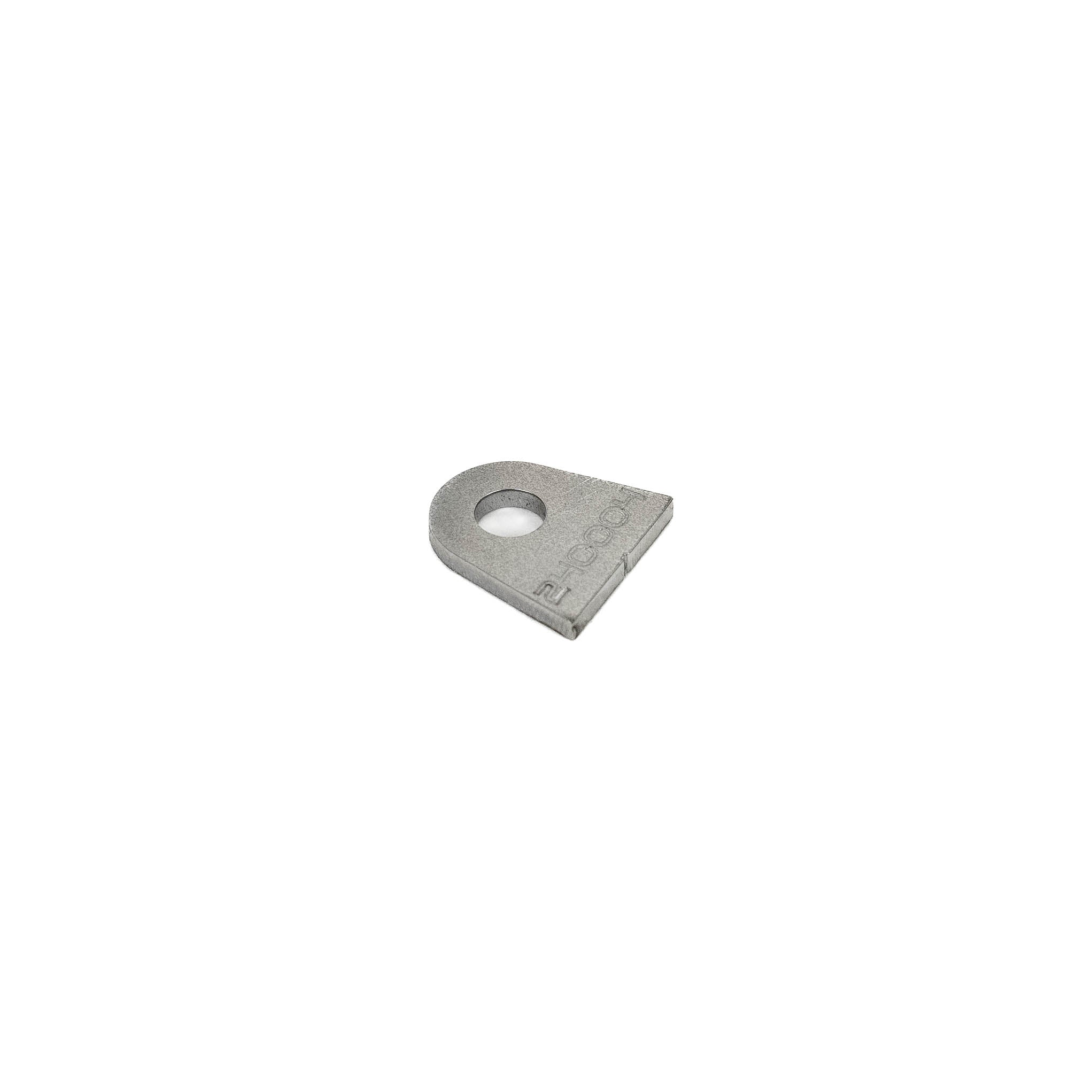 SDHQ Built Flat Tab | 0.100" Thick, 1/4" Bolt Hole, 1/2" Standoff