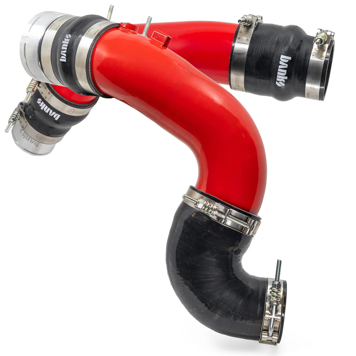 Hot and Cold Side Boost Tube System 2017-2026 Ford Super Duty 6.7L Non HO Front View