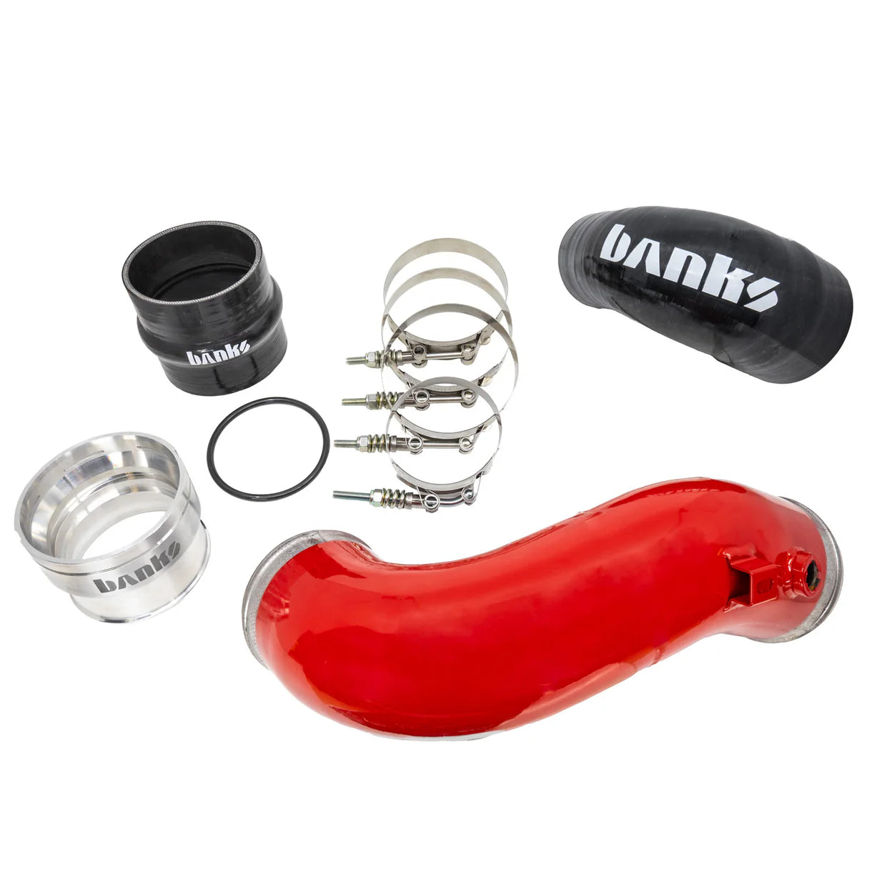 Hot and Cold Side Boost Tube System 2011-2016 Ford Super Duty 6.7L Front View