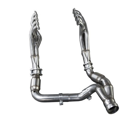1-3/4" Header and Catted Connection Kit 2019-2023 GM 1500 Series Truck 6.2L Front View