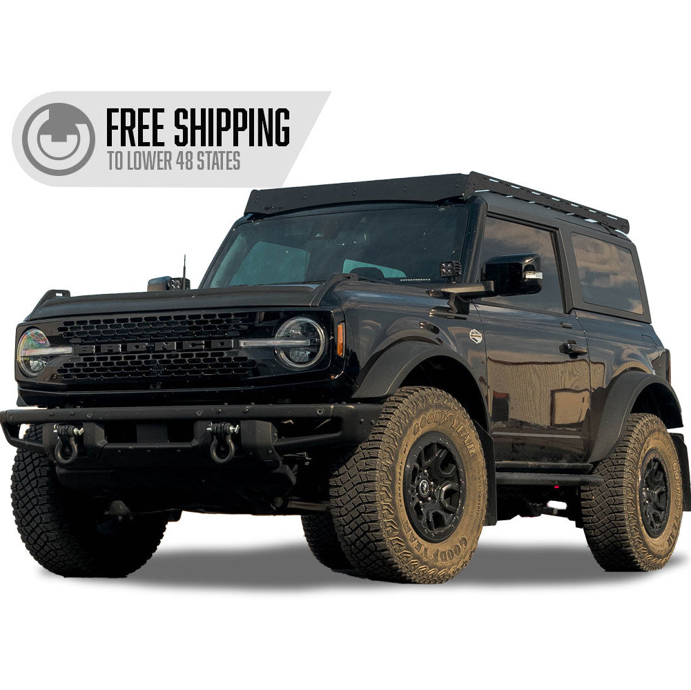 Ford Bronco 2 Door Hardtop Prinsu Pro Rack | 2021-Current Front View
