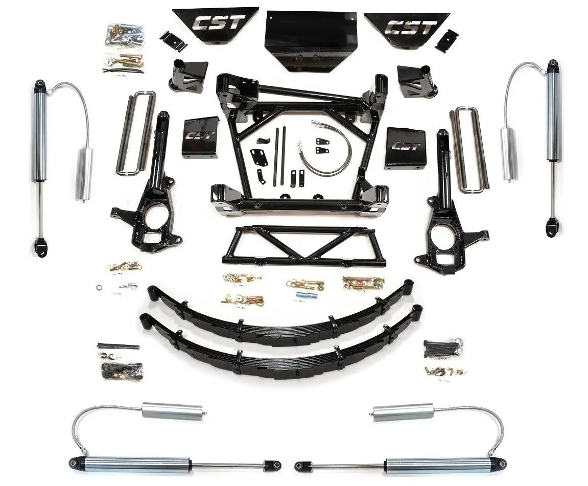 CST 11-19 GM 2500 / 3500 8-10″ Stage 5 Suspension System (w/ Soft-Ride Leafs & Ball Joint UCA’s)